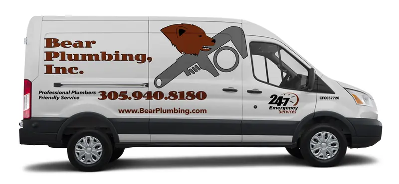 Bear Plumbing, Inc. service van, ready to dispatch across South Florida